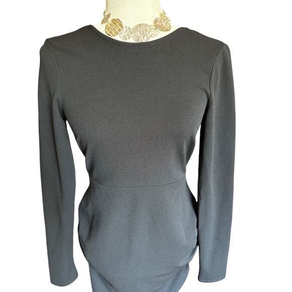 ASOS Asymmetrical Maternity Cocktail Dress 
Size 4 Black - Picture 3 of 9